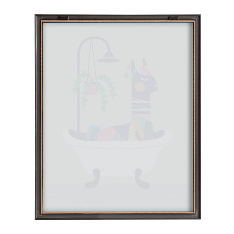 Kate and Laurel Blake Mid Century Modern Llama in the Tub