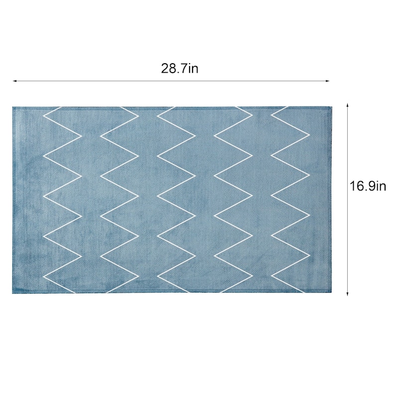 Indoor Door Mat, Front Back Outdoor Mat Rubber Backing, Low-Profile Entrance Rugs, Absorbent Resist Dirt Doormats Inside Doormat
