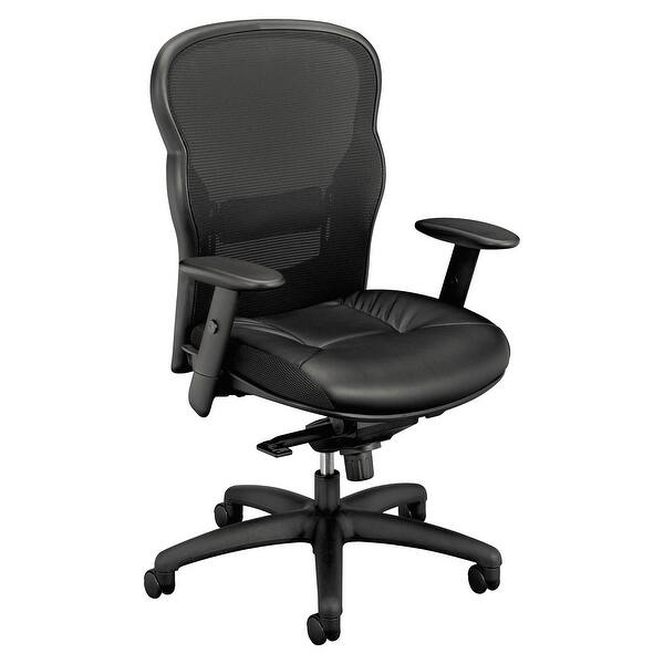 Wave Mesh High-Back Task Chair, Supports Up to 250 lb, 19.25
