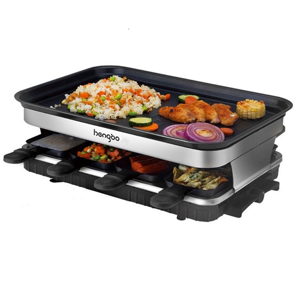 Hamilton Beach Electric Indoor Raclette Table Grill, 200 sq. in