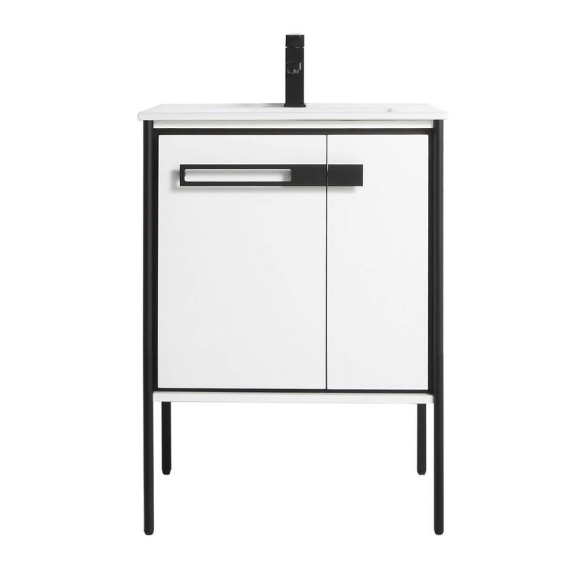 Fine Fixtures Oakville Bathroom Vanity with White Ceramic Sink