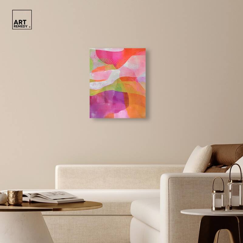 Garnet Gleam I Canvas by Art Remedy, Gallery Wrapped
