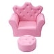 preview thumbnail 12 of 10, Costway Pink Kids Sofa Armrest Chair Couch Children Toddler Birthday