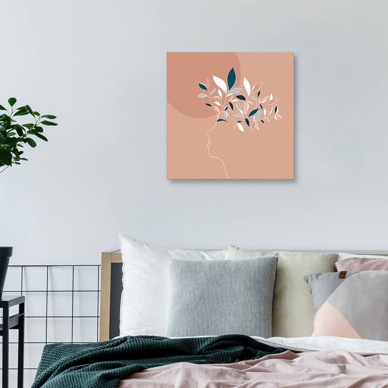 Botanical Portrait Sienna by Dominique Vari Canvas Art Print