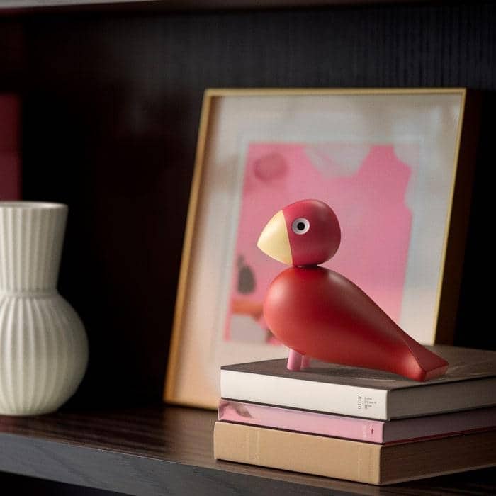 Kay Bojesen Year Bird Flora 2024, Pink - H: 4.9"