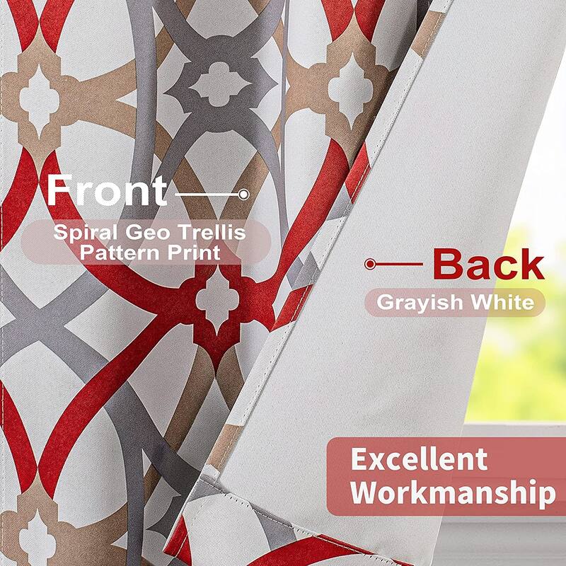 DriftAway Alexander Spiral Geo Trellis Pattern 3 Pieces Kitchen Set