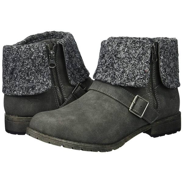 Shop Rocket Dog Women S Bentley Eagle Pu Platoon Fabric Ankle Boot