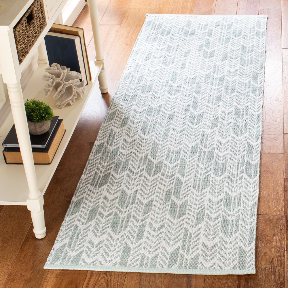 SAFAVIEH Handmade Flatweave Montauk Sjan Casual Cotton Rug