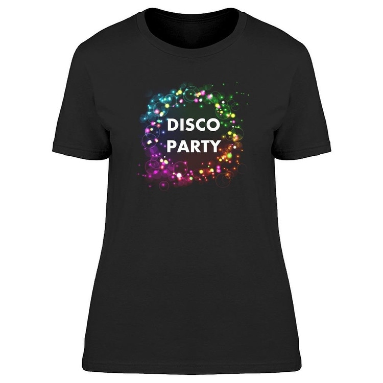 Colorful Disco Party Tee Women's -Image by Shutterstock