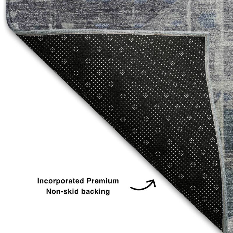 Premium Washable Super Soft Modern Diamonds Mayfield Rug