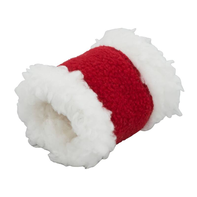 Whimsical Santa Claus Napkin Ring (Set of 4) - Red - Set of 4