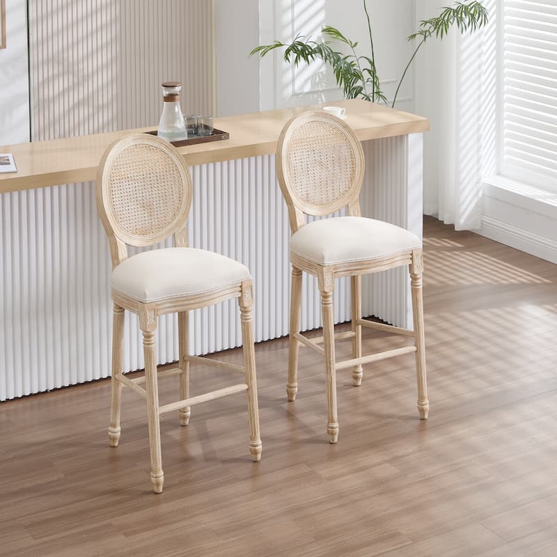 Upholstered Counter Height Chairs Side Chairs Set of 2