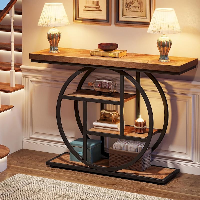 4-Tier Sofa Table Entryway Table, Console Table