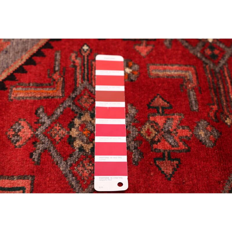 ECARPETGALLERY Hand-knotted Andelz Red Wool Rug - 3'7 x 6'6