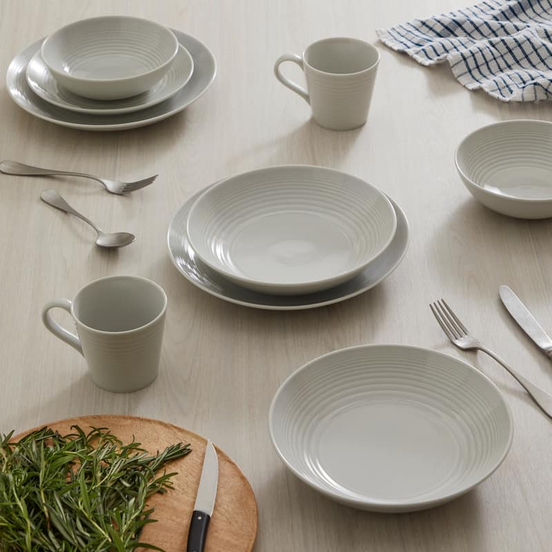 Royal Doulton Exclusively for Gordon Ramsay Maze White Pasta Bowls, Set of 4