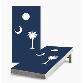 South Carolina State Flag Cornhole Game (Choose Wraps or Boards)