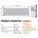 preview thumbnail 66 of 94, Mesh Foldable Wide Retractable Baby Gate Suitable for Playrooms Kitchens Or Hallways