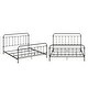 preview thumbnail 1 of 4, Vilnius Antique Graceful Victorian Iron Metal Bed King