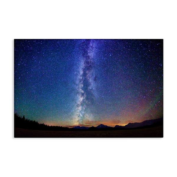 Stupell Milky Way Stars over Earth Canvas Wall Art Design By Royce Bair ...