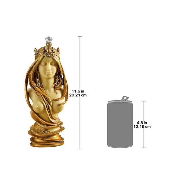Design Toscano - 30 In. H The Enlightened Buddha Sculpture In 2 Tone Stone Garden Statue Ng33692