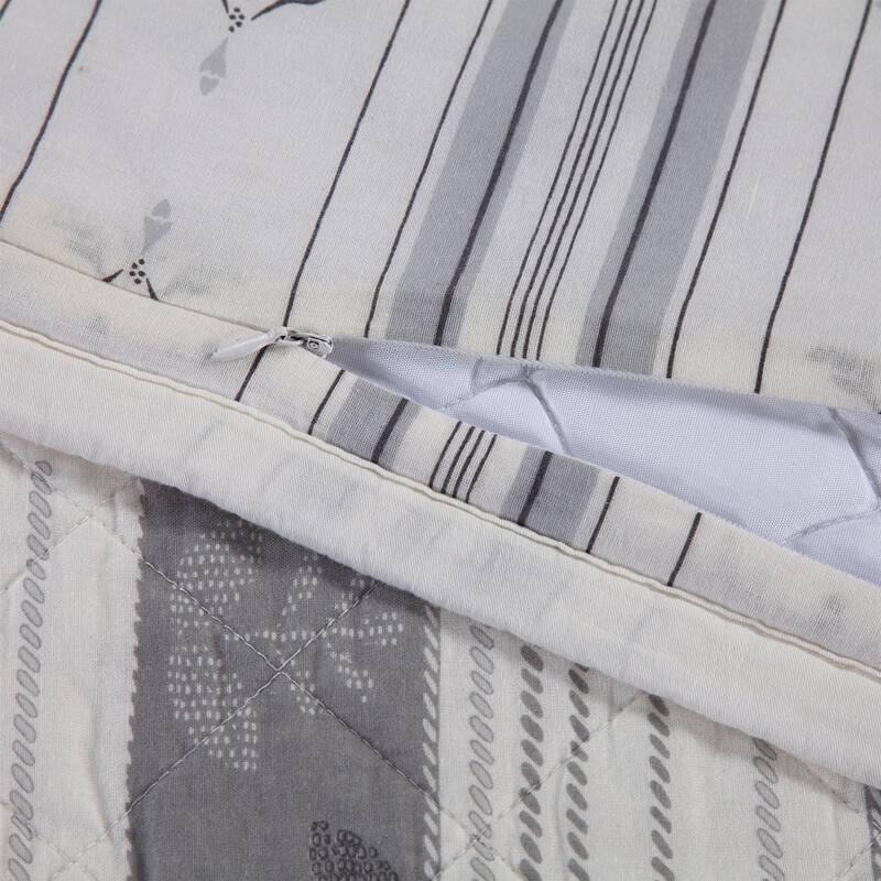 Paseo Road by HiEnd Accents Patchwork Prairie Reversible Quilt Set, 3PC