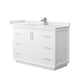 Option White / White Cultured Marble Top / Brushed Nickel