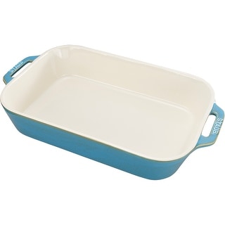 staub rectangular baking dish ceramic inch