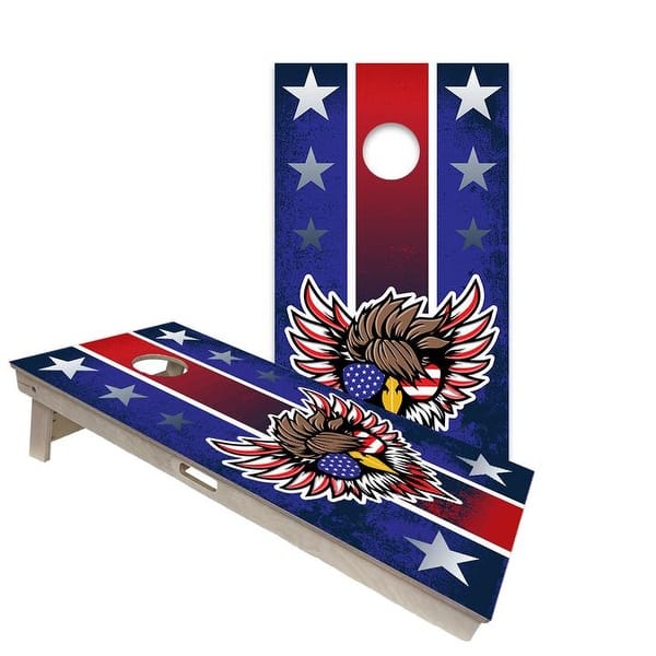 slide 2 of 6, You Free Tonight Regulation 2x4 Cornhole Board Set All-Weather - Include Carrying Case