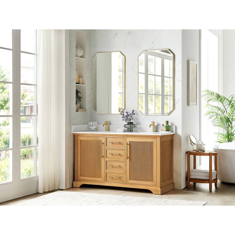 Tokyo Bath Vanity with Quartz Stone Top without Mirror