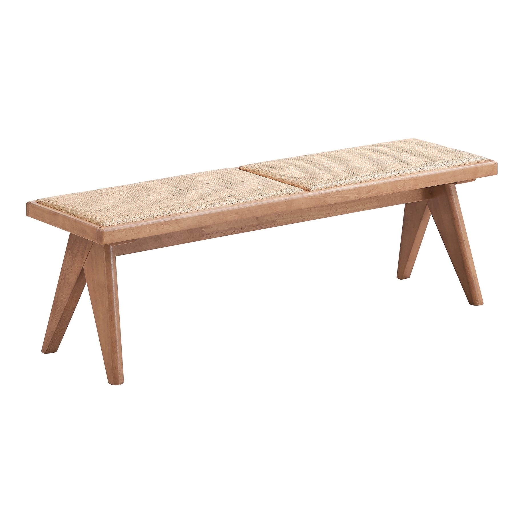 ACME Velentina Rattan Bench in Natural - Bed Bath & Beyond - 39451505