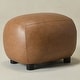 preview thumbnail 43 of 112, KINWELL 23" Wide Faux Leather Upholstered Ottoman Footrest, PU Entryway Footstool