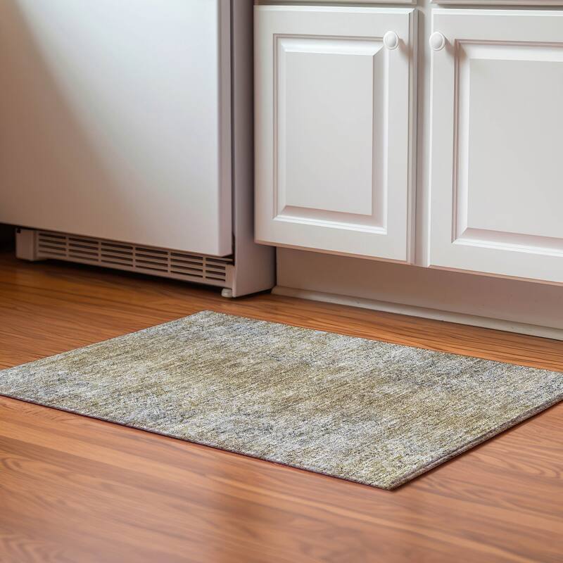 Premium Washable Super Soft Chic Ombre Mayfield Rug - Brown - 1' 8" x 2' 6" - Rectangle