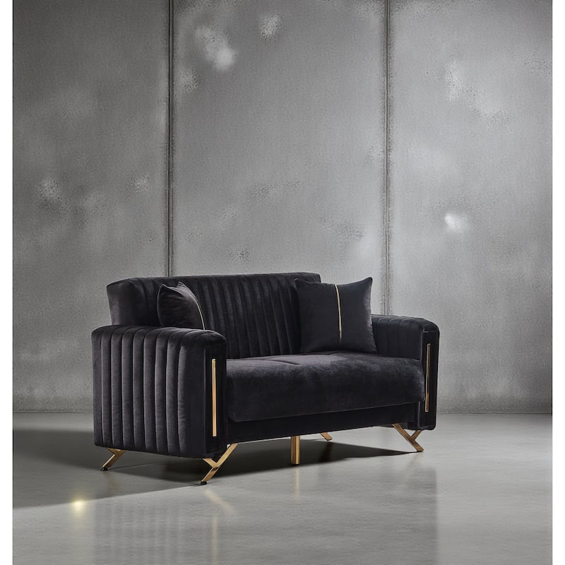 Yalvento 4 Pieces Living Room Sets 1 Sofa 1 Loveseat 2 Chair