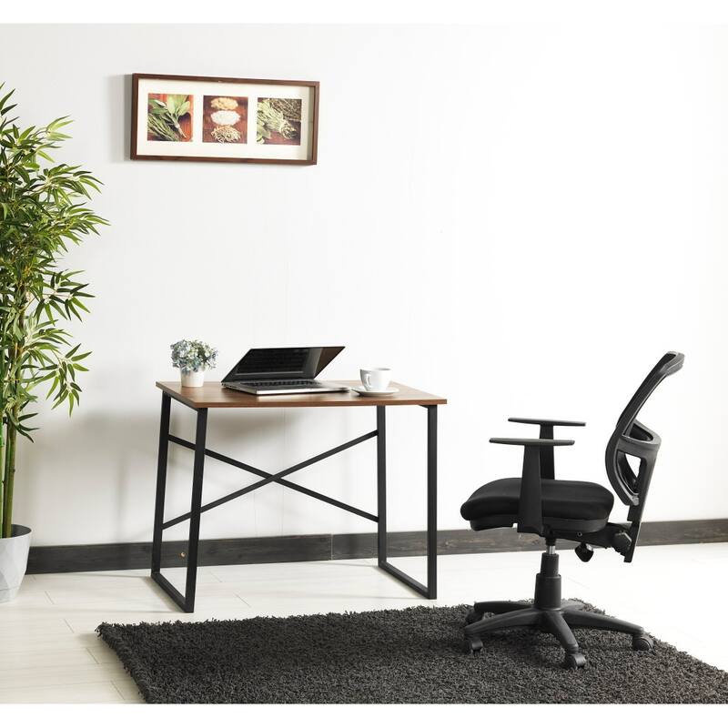 Letio 35" Wide, Study Desk - Walnut