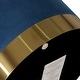 preview thumbnail 67 of 88, Adeco Round Storage Ottoman Footrest Stool Velvet Gold Plating Base