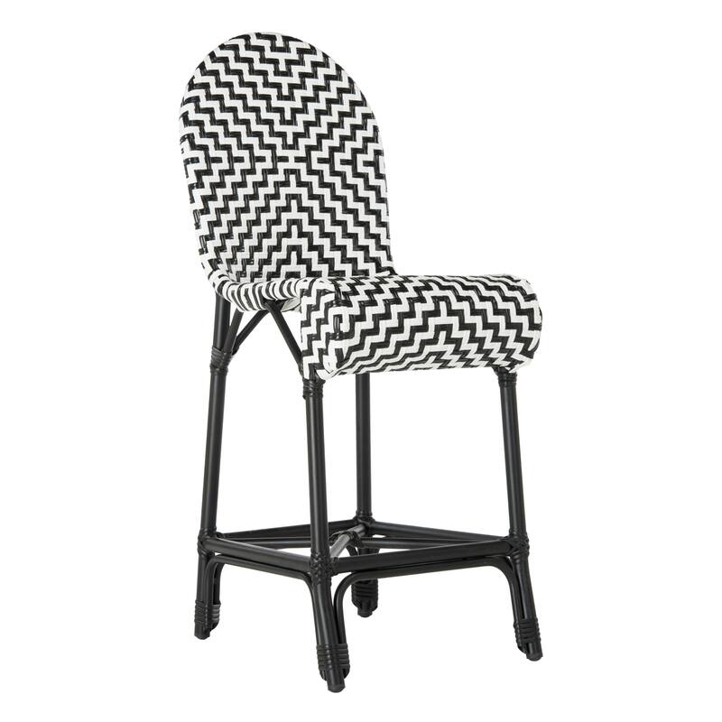 SAFAVIEH Outdoor Jaelyn 26-inch Counter Stool - 17Wx23Dx42H