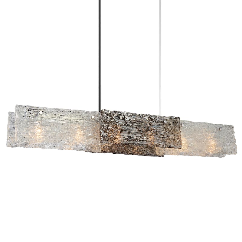 Wilma 6 Light Down Chandelier With Chrome Finish