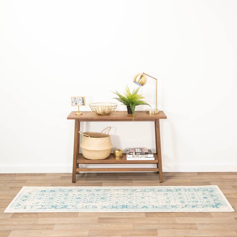 Shahira Vintage Border Indoor/Outdoor Area Rug
