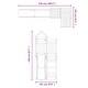 preview thumbnail 18 of 16, vidaXL Outdoor Playset Outdoor Backyard Playground Equipment for Kids Age 3-8 - 42.1" x 109.4" x 93.7"