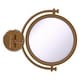 preview thumbnail 17 of 26, Allied Brass 8 Inch Wall Mounted Make-Up Mirror 5X Magnification Brushed Bronze