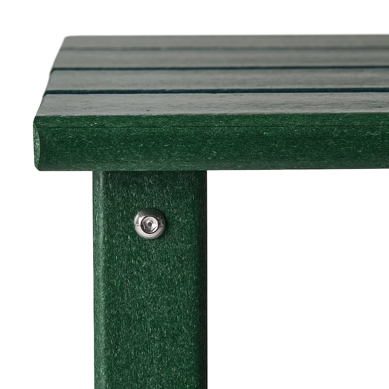 Polytrends Laguna Hdpe All Weather Outdoor Patio Square Side Table