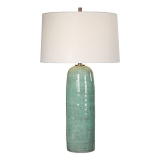 Uttermost Andale Crackled Teal Table Lamp - N/A