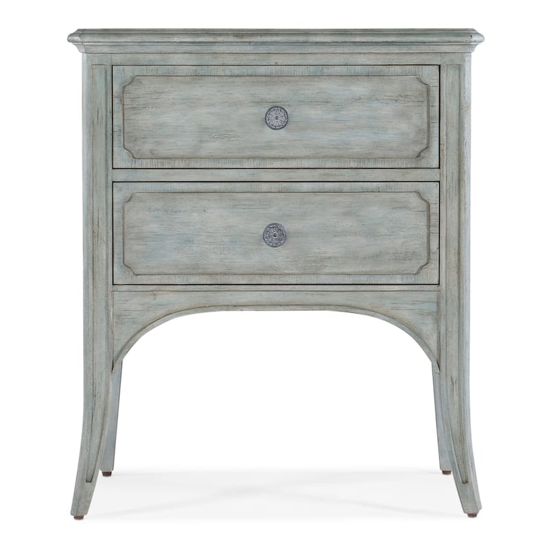 Hooker Furniture 6750-50011 Charleston 26" Wide Wood Top Wood Table - Waterscape Blue