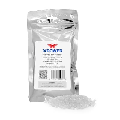 XPOWER Lavender Vanilla Scented Beads 8 oz. Refill Pack