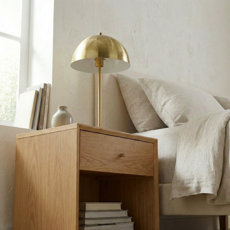 Firenze Gold Dome Table Lamp with Sleek Design