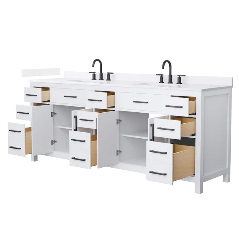 Wyndham Collection WCG2424-84D-QTZ-US3MXX Beckett 84" Free Standing