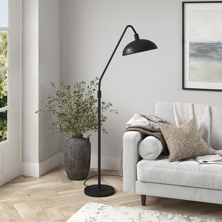 Krouse 66.25" Tall Floor Lamp with Metal Shade