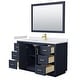 preview thumbnail 60 of 98, Miranda Single Vanity Set, Cultured Marble Top, 46-Inch Mirror