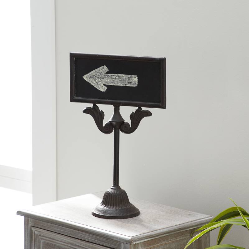 Metal Decorative Sign - Brown - Roche River Decor