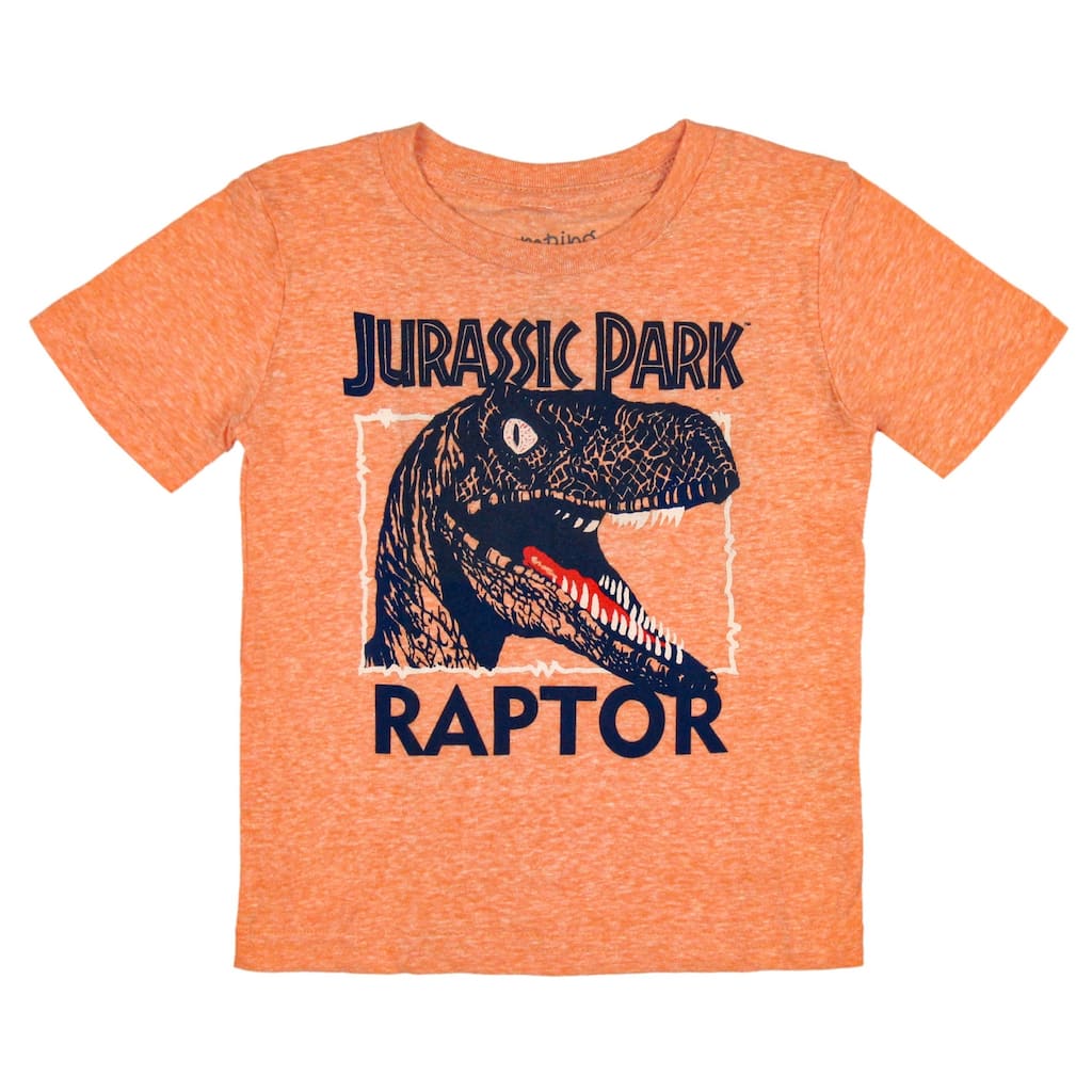 Jurassic Park Toddler Boys' Raptor Dinosaur Graphic-Print T-Shirt